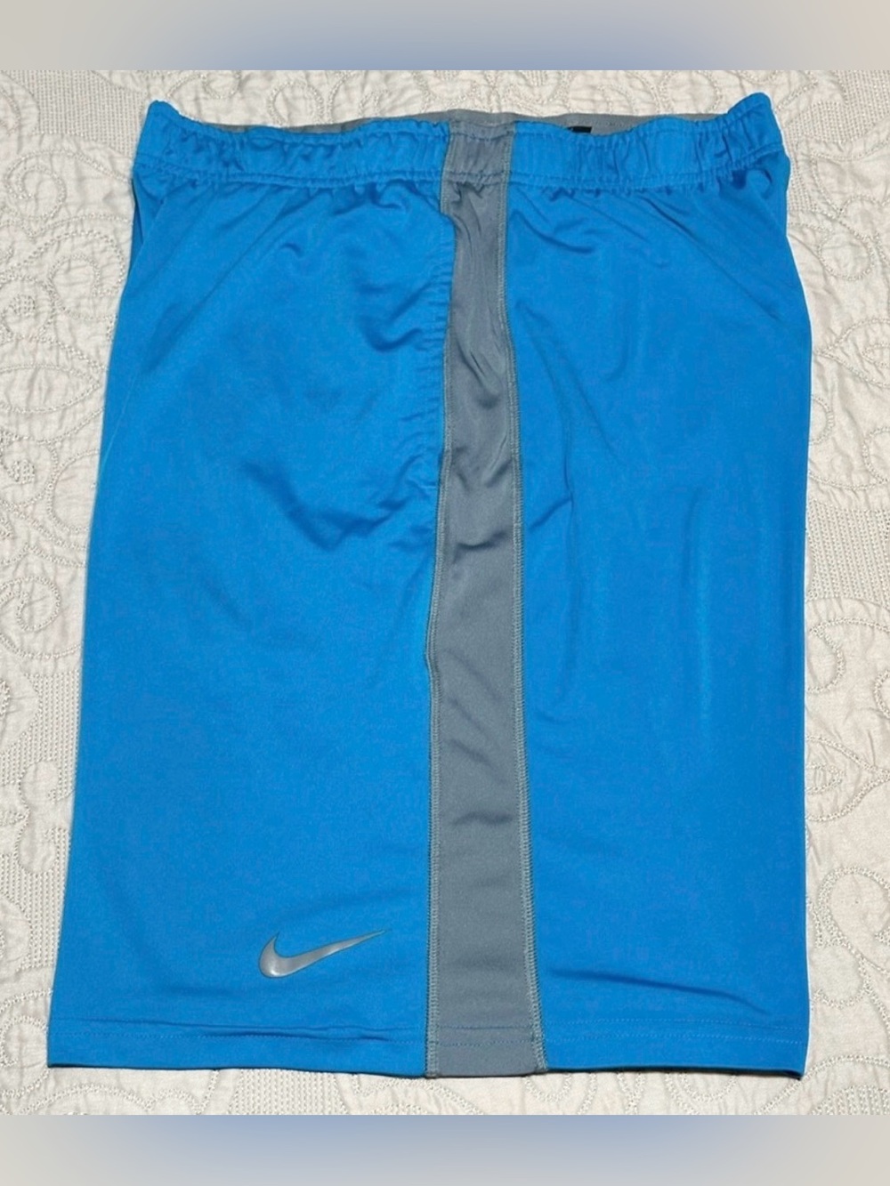 Nike - Men’s Blue and Gray Dri-Fit Shorts, Size - L